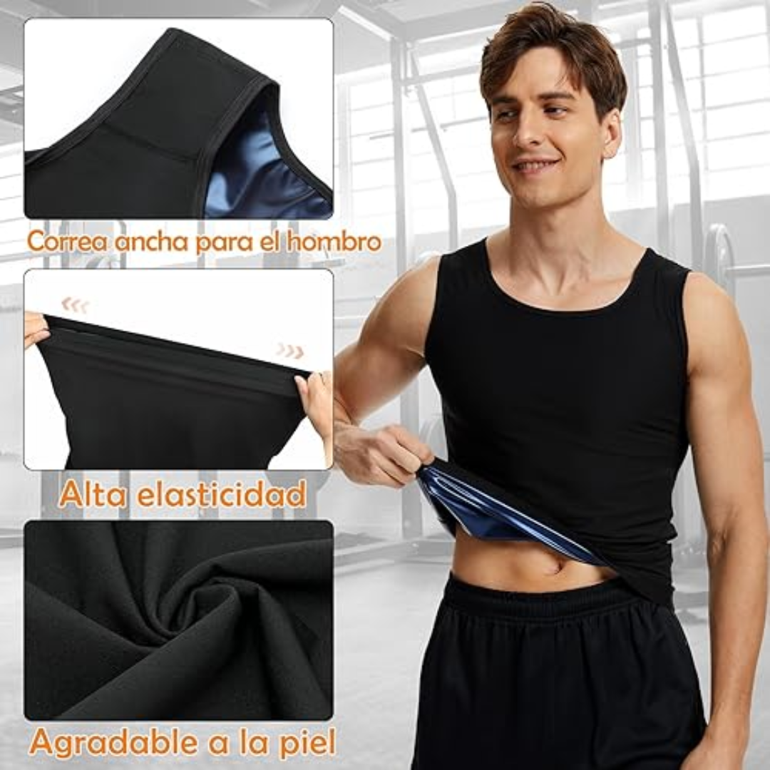 Osmotex™ (Camiseta reductora hombre efecto sauna)-Chumita Shop.
