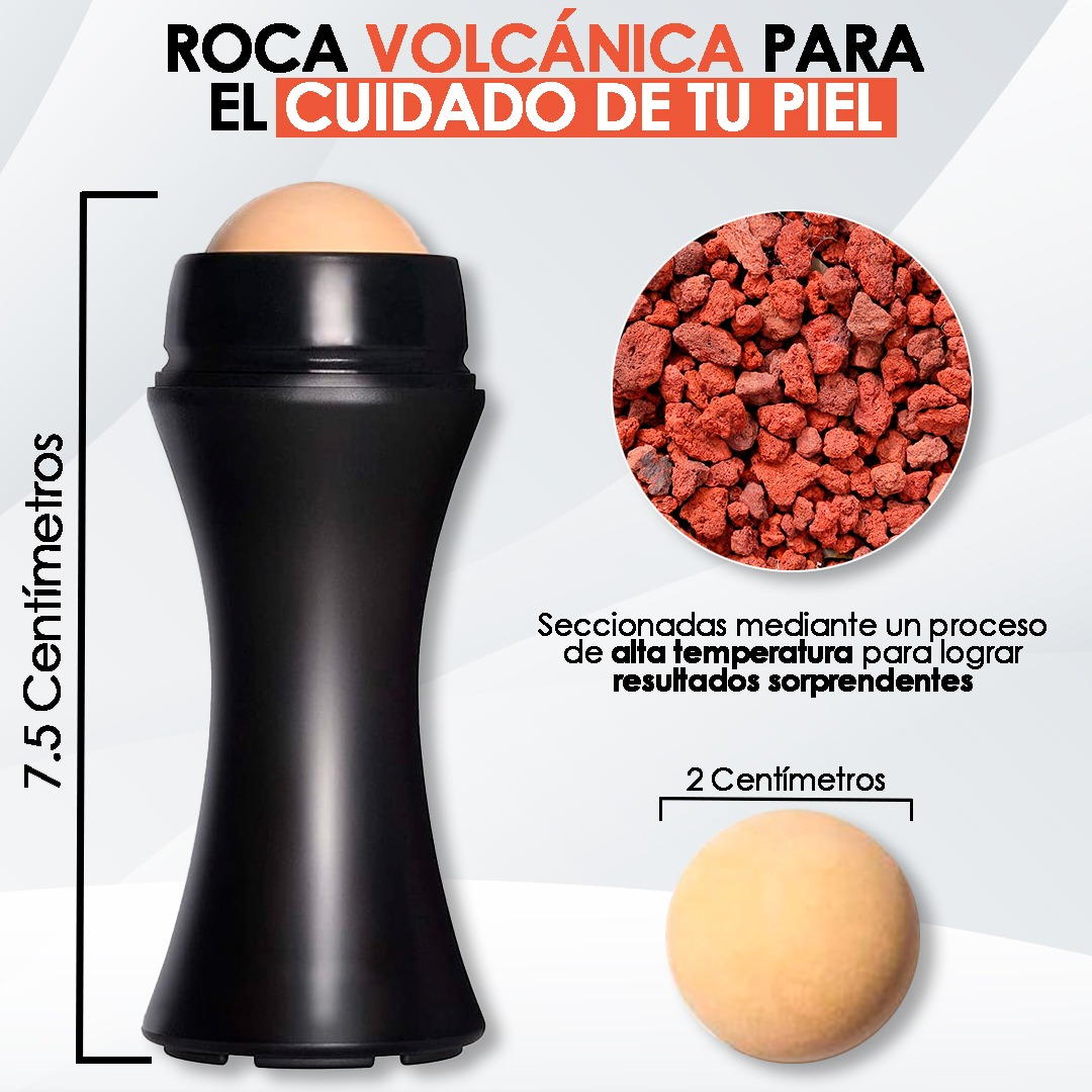 1+1 GRATIS | Rodillo Volcánico Facial (Absorbente de Aceite para Limpieza de Poros)-Chumita Shop.